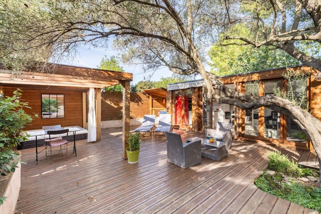Studio Jacuzzi Prive A 8 Min A Pied De La Plage Apartment La Ciotat Luaran gambar